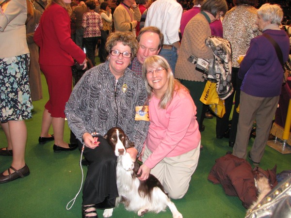 Kiddo and Deb at Westminster KC