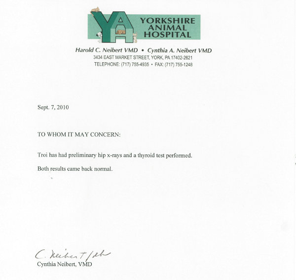 Troy Vet Record Troy Vet Record